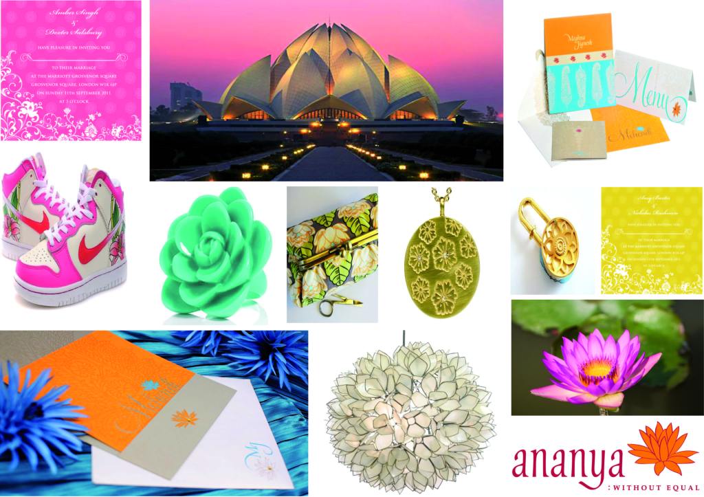 From LR lotus wedding invitation by ananya Indian Bahai Lotus Temple 